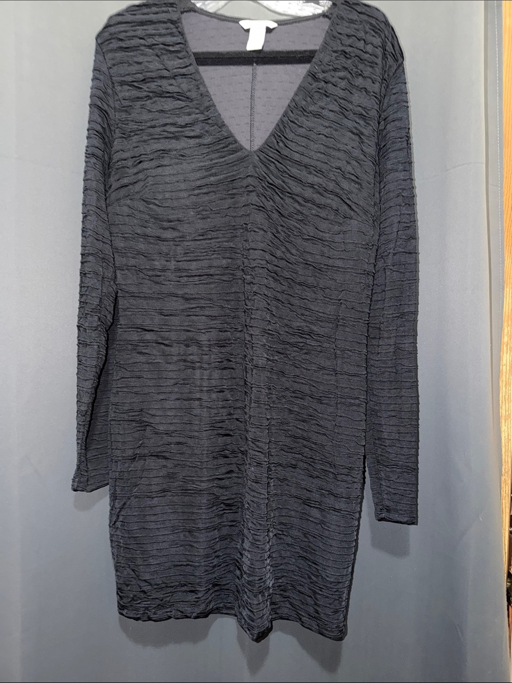 H&M Ribbed Stretch Mini Dress XL